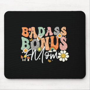Bonus mum funny step mum mother's day mouse mat