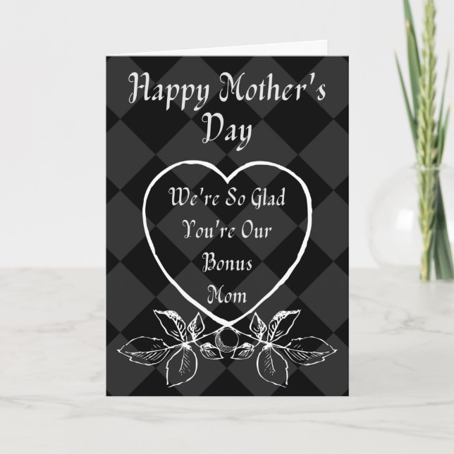 Bonus Mum Mother's Day Card (Front)