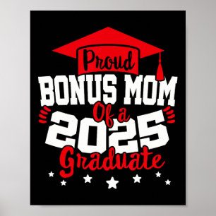 Bonus Mum Of A 2025 Graduate Cl Senior Graduation Poster