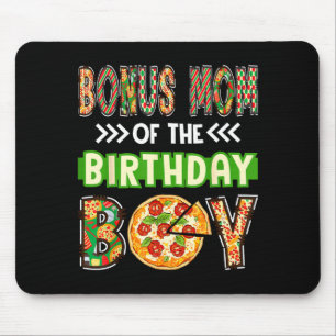 Bonus mum of the boy birthday boy pizza lover mouse mat