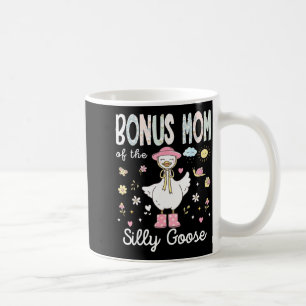 Bonus mum of the silly goose 1st birthday girl coffee mug