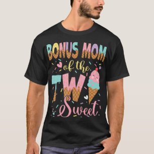 Bonus Mum Of The Two Sweet 2Nd Birthday Girl Ice T-Shirt