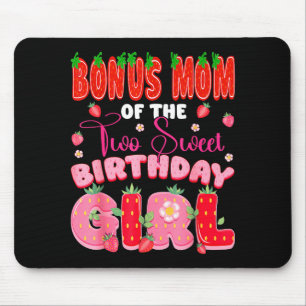 Bonus Mum of The Two Sweet 2nd Birthday Girl Mouse Mat