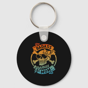 Bonus mum stepmom stepmother mother's day  key ring