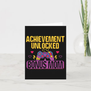 Bonus Mum Unlocked Video Game Stepmom Gaming Lover Card