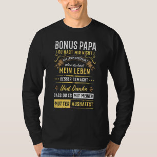 Bonus Papa Stepdad Stepdad Thank You T-Shirt