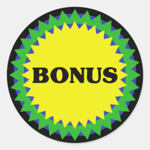 BONUS Retail Sale Sticker