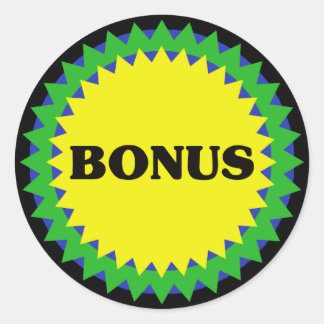 BONUS Retail Sale Sticker