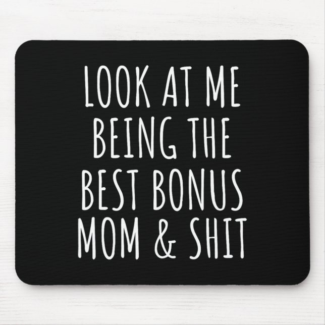 Bonus Step Mum Mothers Day From Stepdaughter Steps Mouse Mat (Front)