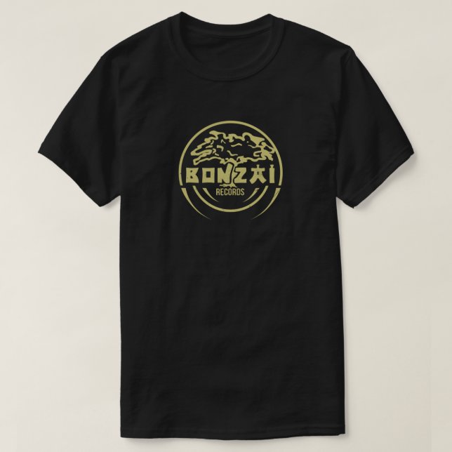 Bonzai Records - Techno Hardcore - Side  T-Shirt (Design Front)