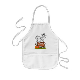 BOO! A Spooked Pumpkin Kids Apron