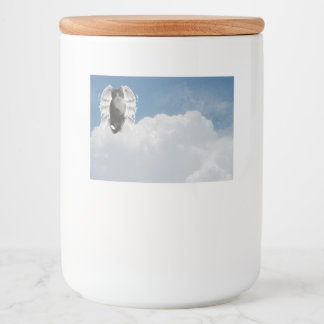 Boo Angel 7 x 5cm Food Container Label Set