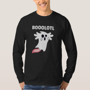 Boo Axolotl Lovers Cute Animals For Halloween T-Shirt