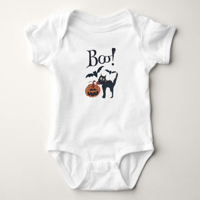 Boo! Baby Bodysuit (Front)