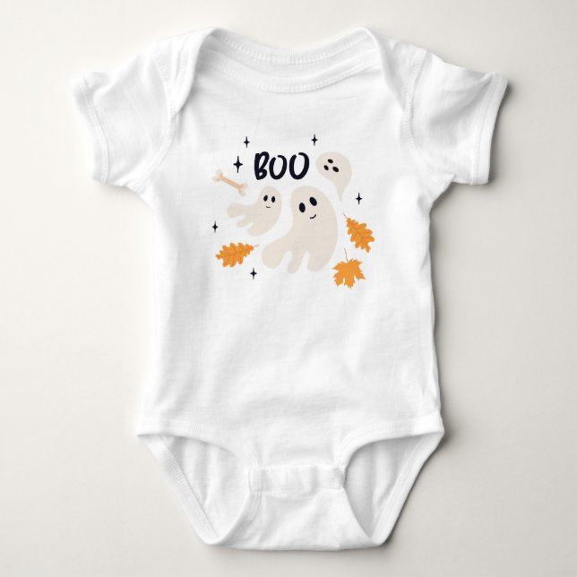 Boo Baby Bodysuit One Piece (Front)