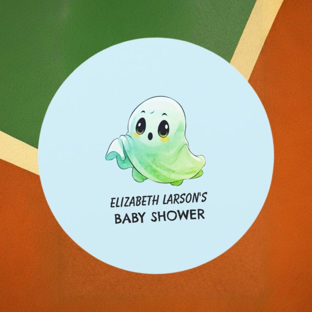 Boo Baby Shower Halloween Blue Themed Cute Party Confetti (Creator Uploaded)