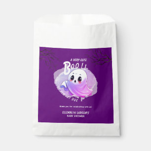 Boo Baby Shower Halloween Deep Purple Themed Party Favour Bags