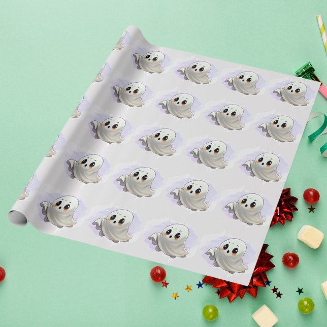 Boo Baby Shower Halloween themed Cute Party Wrapping Paper (Creator Uploaded)