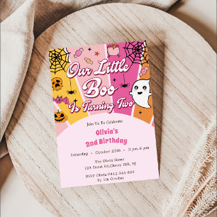 Boo Baby Shower Our Little Boo Is Almost Due Invitation