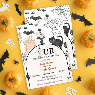 Boo Baby Shower Our Little Boo Is Almost Due  Invitation