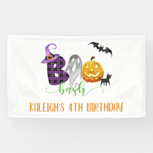 Boo Bash Birthday Banner