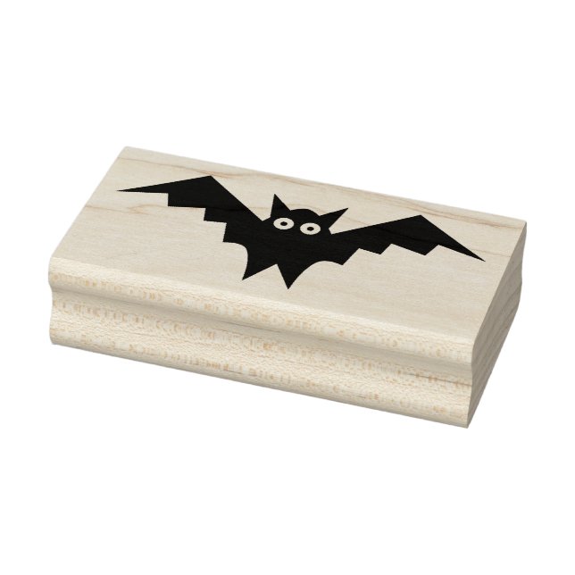 Boo Bat silhouette art stamp (Stamp)