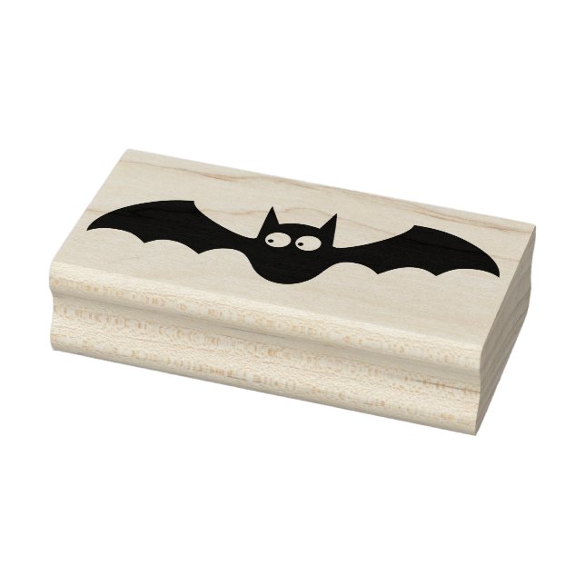 boo bat silhouette art stamp (Stamp)