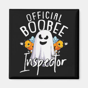 Boo-bee Inspector Lazy Diy Halloween Costume Funny Magnet