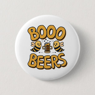 Boo Bees 6 Cm Round Badge