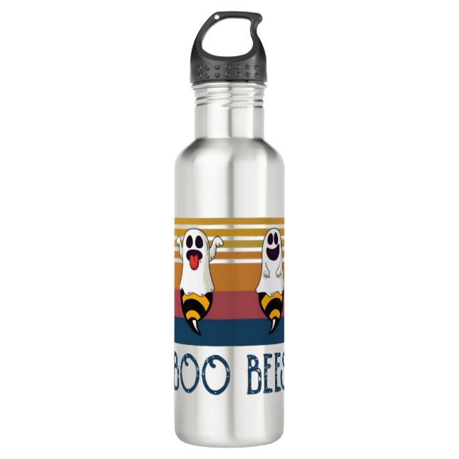 Boo Bees Couple Ghost Halloween shirt 710 Ml Water Bottle (Front)