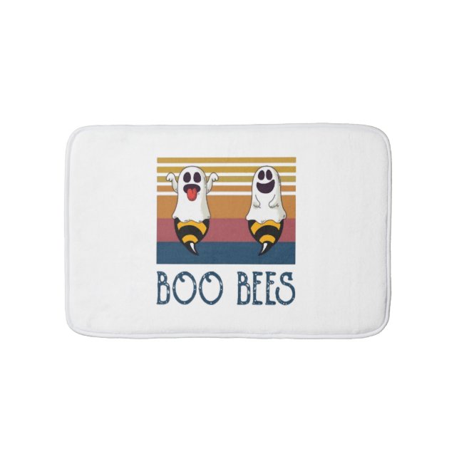 Boo Bees Couple Ghost Halloween shirt Bath Mat (Front)