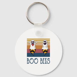 Boo Bees Couple Ghost Halloween shirt Key Ring
