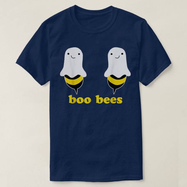 Boo Bees Couples Halloween Costume Funny 683 T-Shirt (Design Front)
