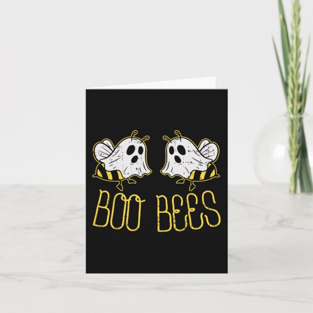 Boo Bees Fun Couples Halloween Costume For Adult H Card (Front)