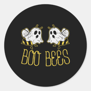Boo Bees Fun Couples Halloween Costume For Adult H Classic Round Sticker