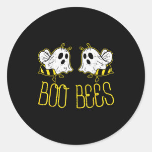 Boo Bees Funny Couples Halloween Costume For Adult Classic Round Sticker