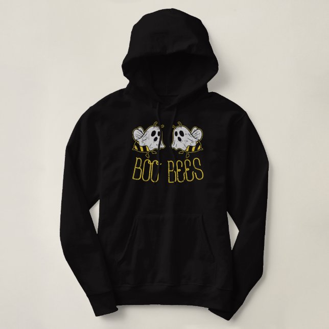 Boo Bees Funny Couples Halloween Costume For Adult Hoodie (Design Front)