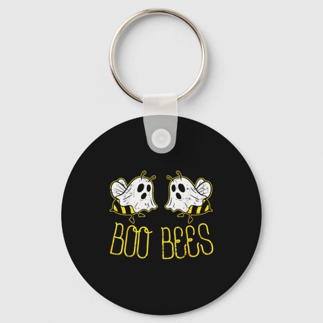 Boo Bees Funny Couples Halloween Costume For Adult Key Ring (Front)