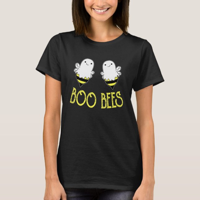 Boo Bees Funny Cute Couple Halloween Costume For W T-Shirt (Front)