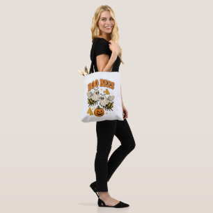 Boo Bees Funny Ghost Bee Pun Cute Halloween Tote Bag
