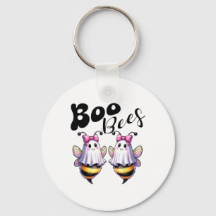 Boo Bees Ghost Bee Halloween Costume Women Funny Key Ring