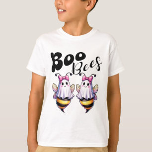 Boo Bees Ghost Bee Halloween Costume Women Funny T-Shirt
