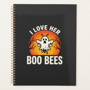 Boo Bees Halloween Ghost Bee Funny Design_1 Planner