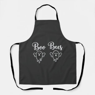 Boo Bees Halloween Ghost Design Apron