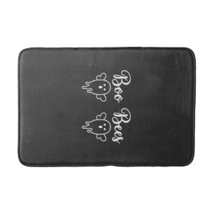 Boo Bees Halloween Ghost Design Bath Mat