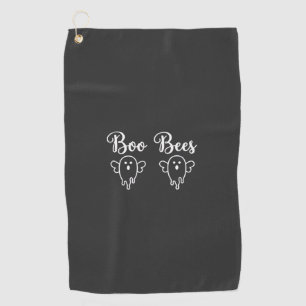 Boo Bees Halloween Ghost Design Golf Towel