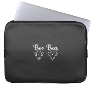Boo Bees Halloween Ghost Design Laptop Sleeve