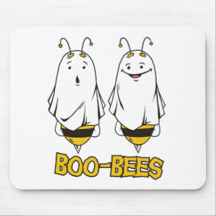 Boo Bees Halloween - Halloween Funny Ghosts Bees Mouse Mat
