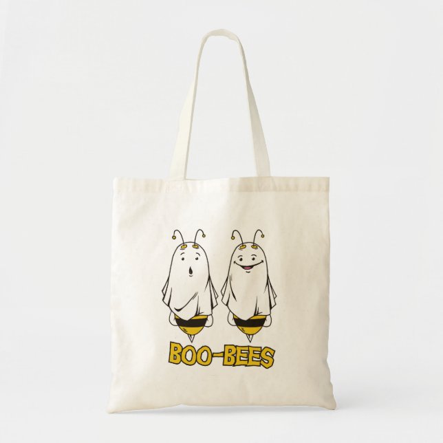Boo Bees Halloween - Halloween Funny Ghosts Bees Tote Bag (Front)