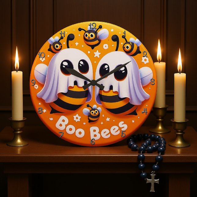 Boo Bees  Large Clock (Creator Uploaded)